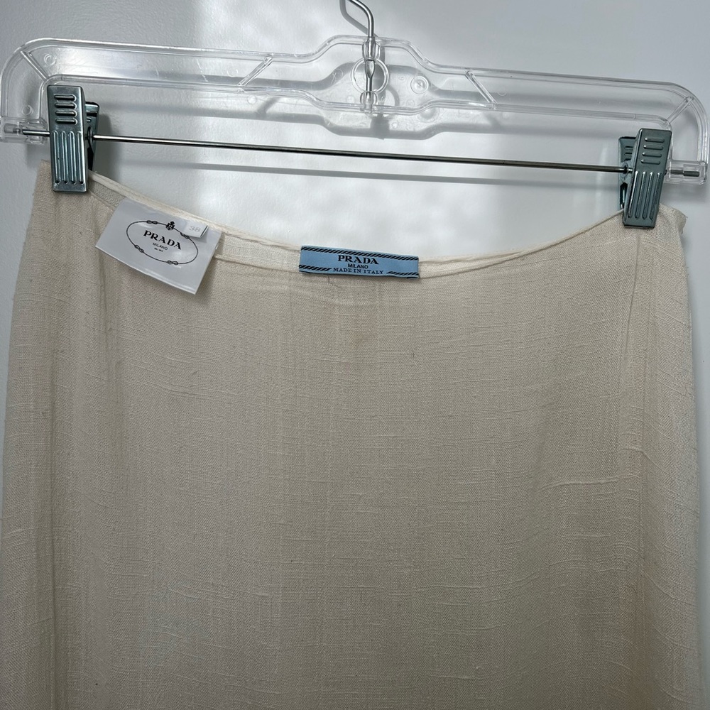 Prada Linen Skirt